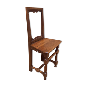 chaise escabeau en bois - massif