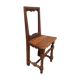 Solid wood stepladder chair
