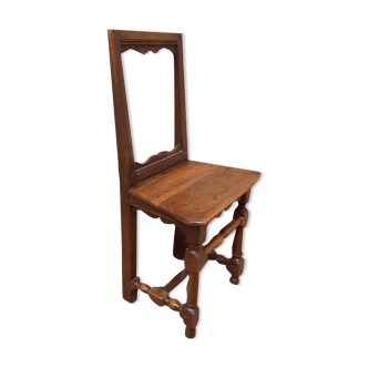 Solid wood stepladder chair
