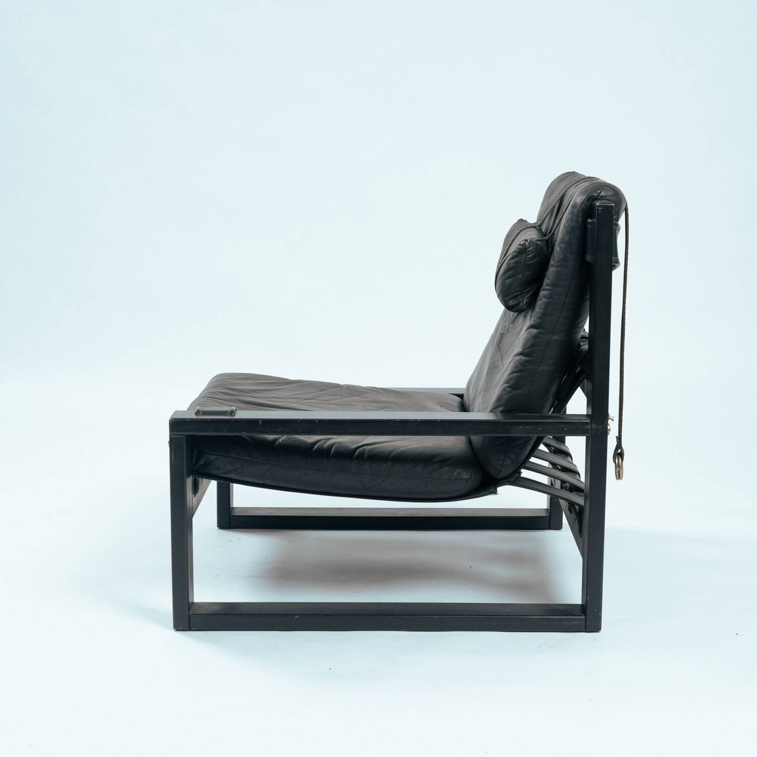 Chaises longues brutalistes avec repos-pieds de Sonja Wasseur, années 1970