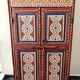 Porte marocaine de riad en bois sculpté à la main