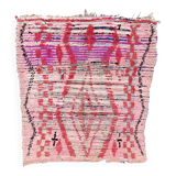 Pink Boujad Moroccan rug - 171 x 147 cm
