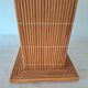 Bedside lamp in raffia