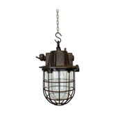 Suspension cage industrielle en fonte, années 1960
