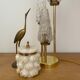 Table lamp troix lights vintage glass globes
