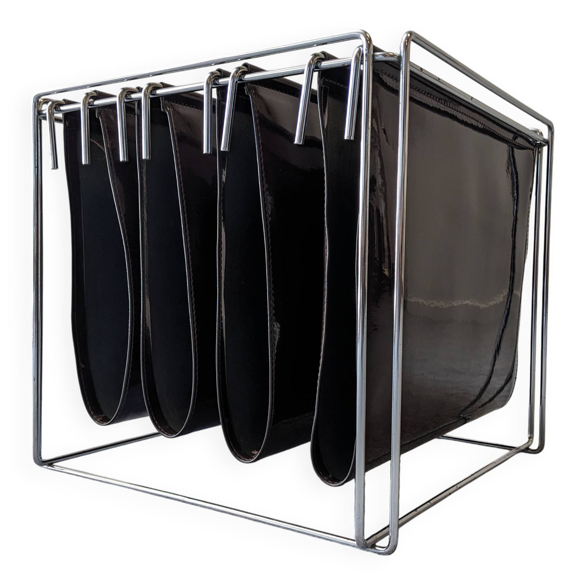 Magazine rack by Gérard Rignault for Group SA, France circa 1970