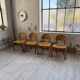 4 chaises en pin Daumiller