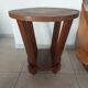 round Art Deco side table