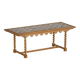 Mid-century modern Danish coffee table in oak with a ceramic top, 1950s.