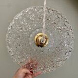 Vintage glass pendant lampshade - tableware collection -