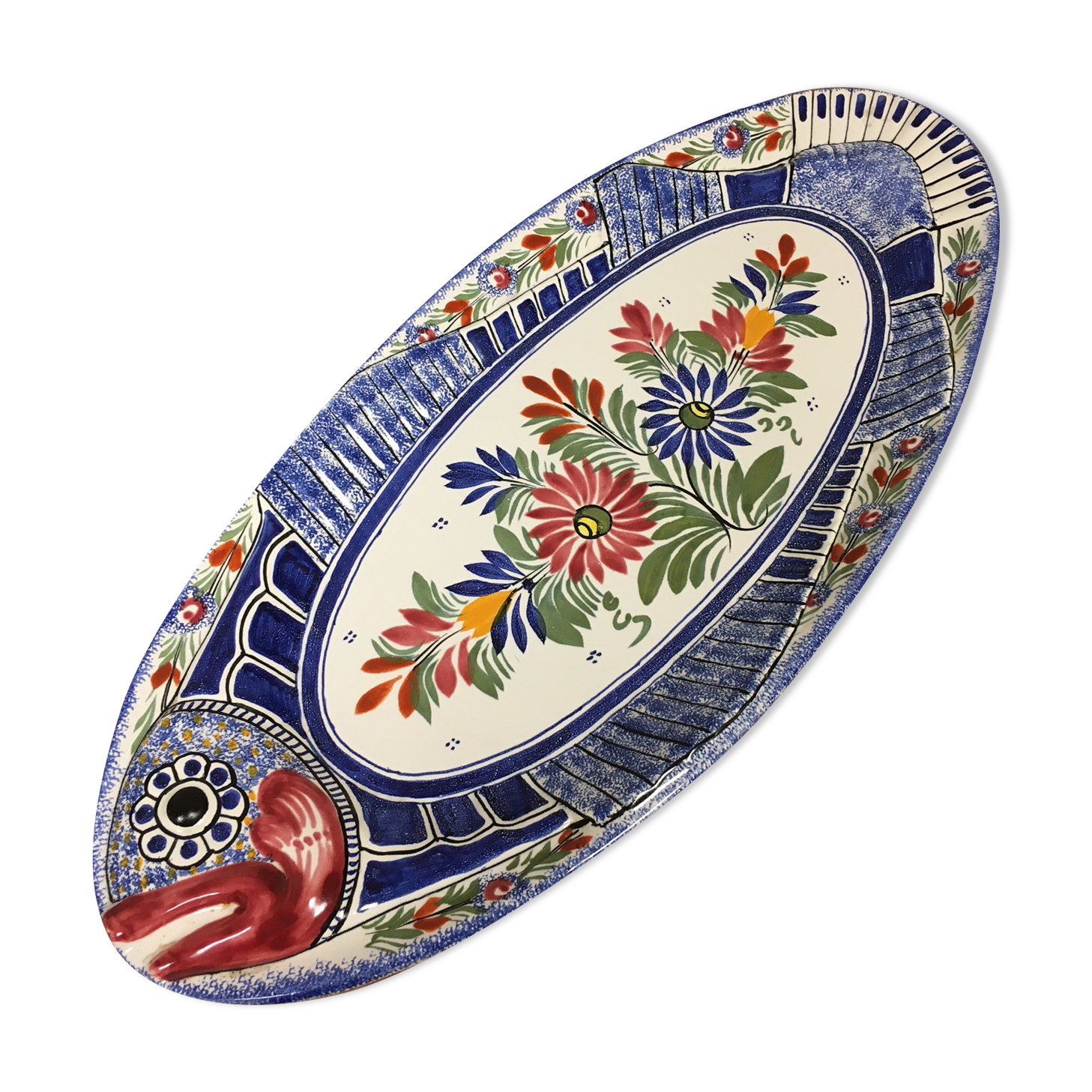 Fish dish henriot quimper