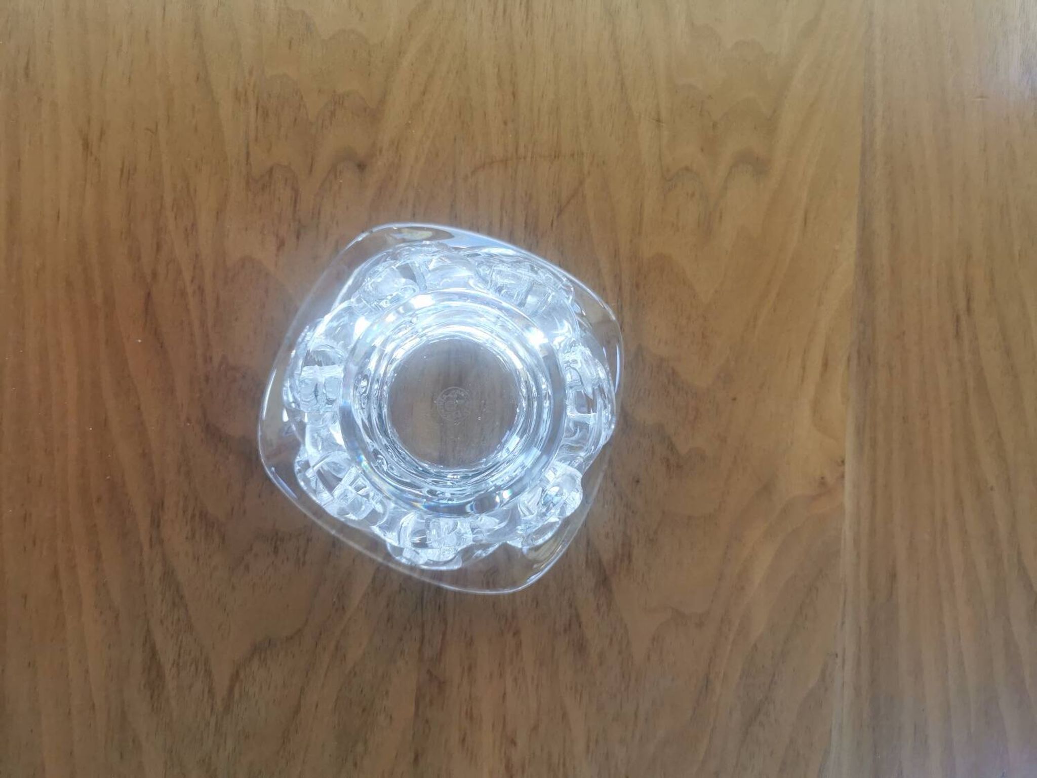 Baccarat crystal pocket emptier