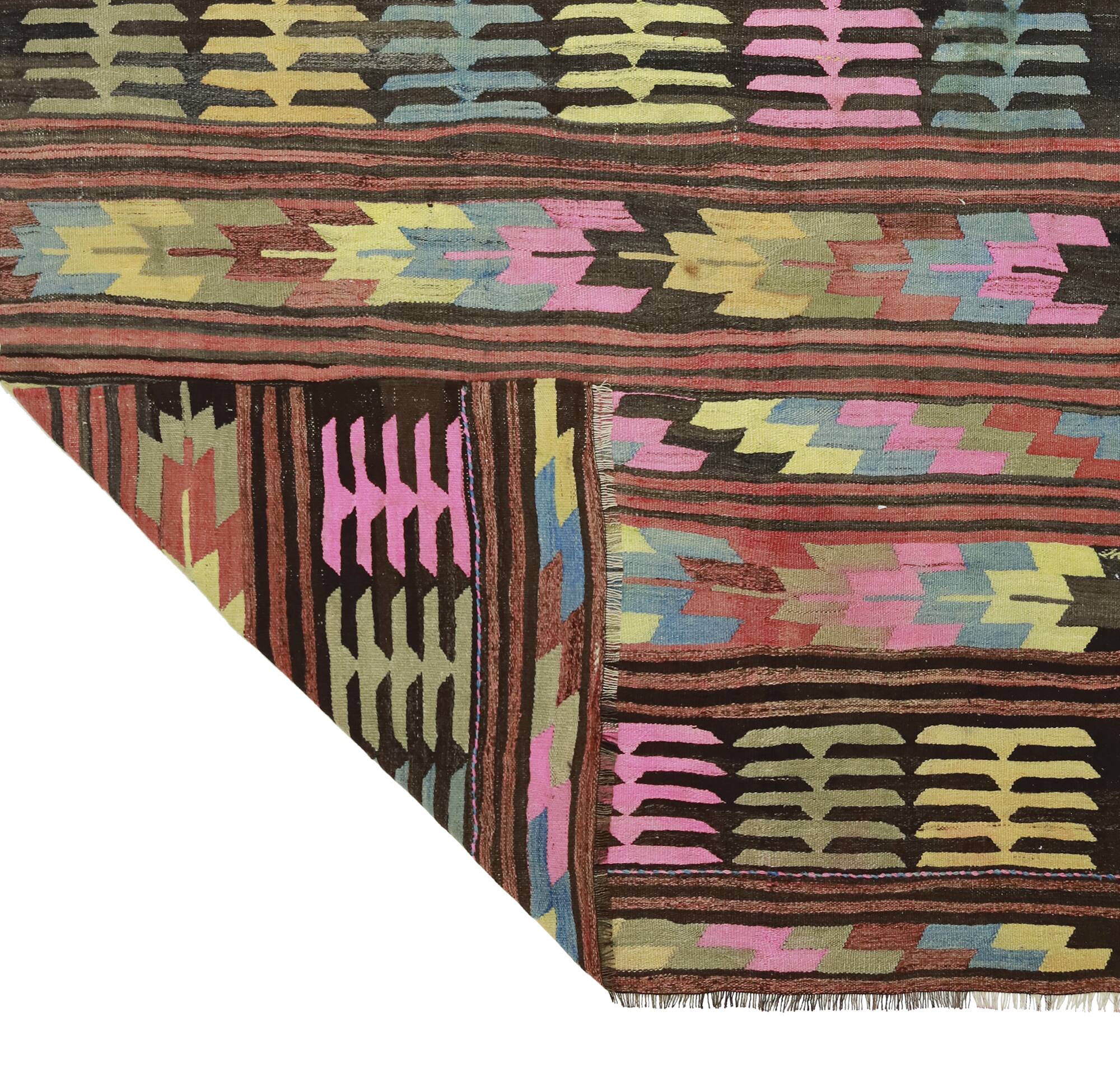 Handwoven Vintage Rug – Natural and Elegant 166x 268 cm