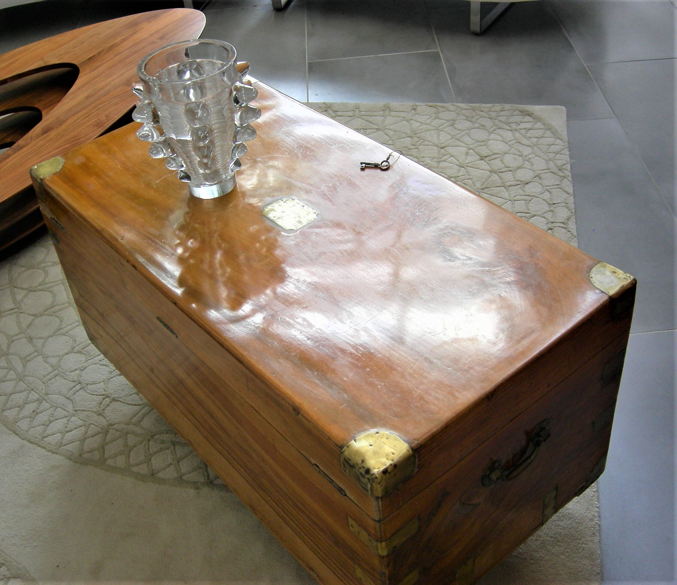 Navy officer's trunk in camphrier