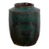 Vase émaillé ancien (c.1820) #21