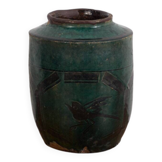 Antique enamelled vase (c.1820) #21