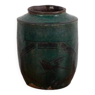 Vase émaillé ancien (c.1820) #21