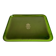 1980 green plexiglass plateau neo-classical
