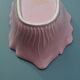 Rose-shaped ceramic bowl/deep plate.