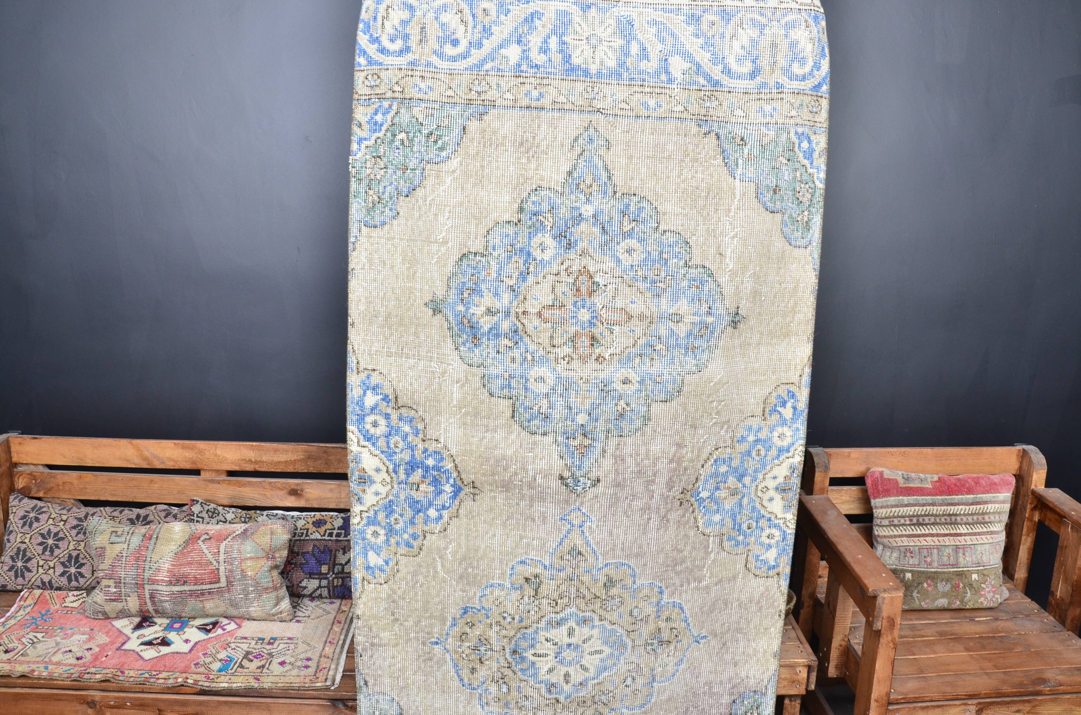 Turkish Handknotted Hallway Runner sku 2512