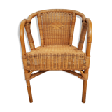 Old chair in bamboo 60s