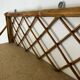 Rattan wall shelf, 50s