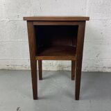 Wooden bedside table