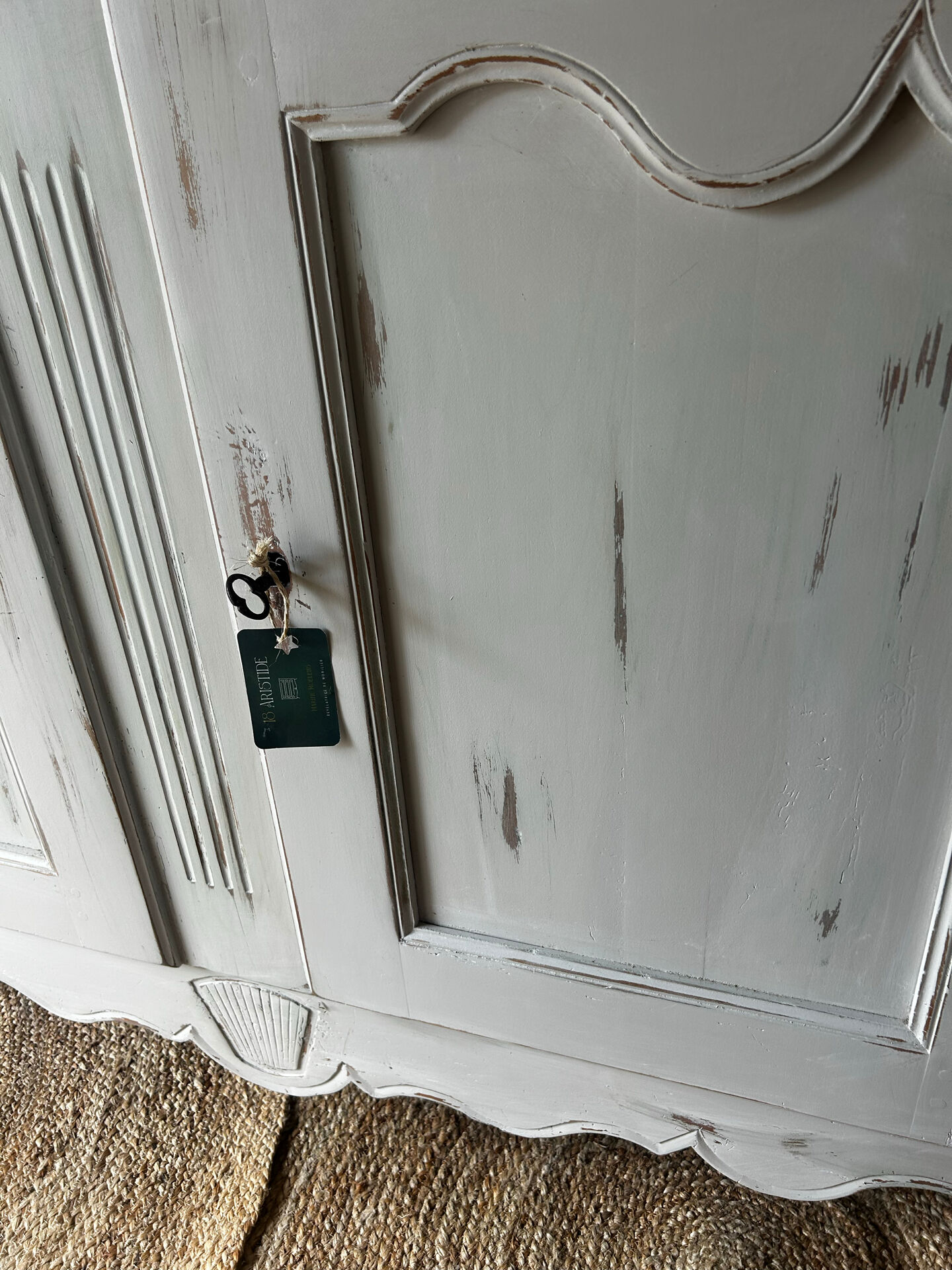 Antique White Patinated Buffet