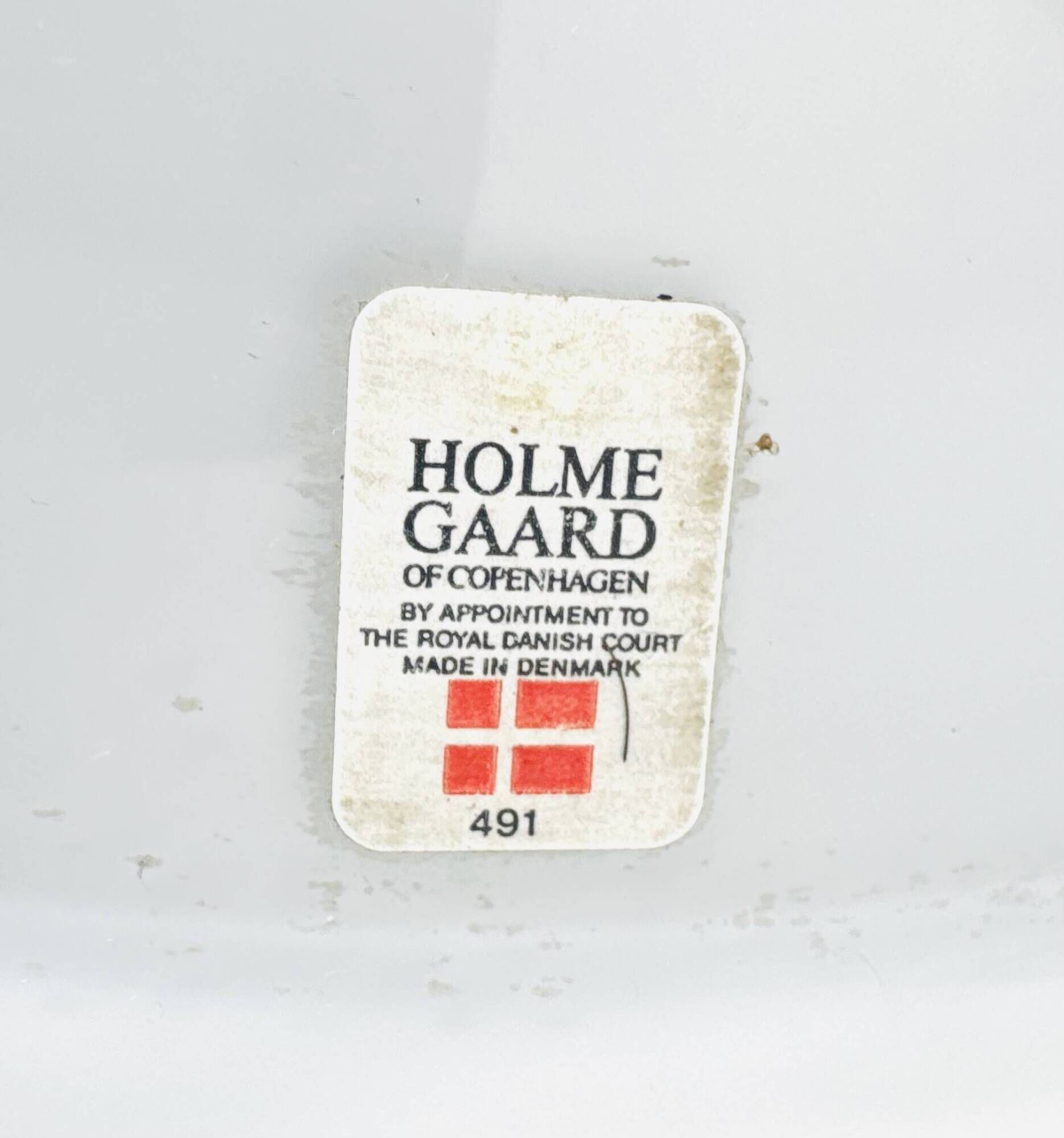 Model 491 Mandarin Wall Light In Milk Glass By Michael Bang For Holmegaard, Denmark 1980S