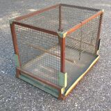 Old folk art bird cage