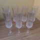 7 champagne flutes 11 cl "Lonchamp" Cristal d'Arques Vintage