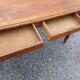 Old oak table or desk 2 drawers