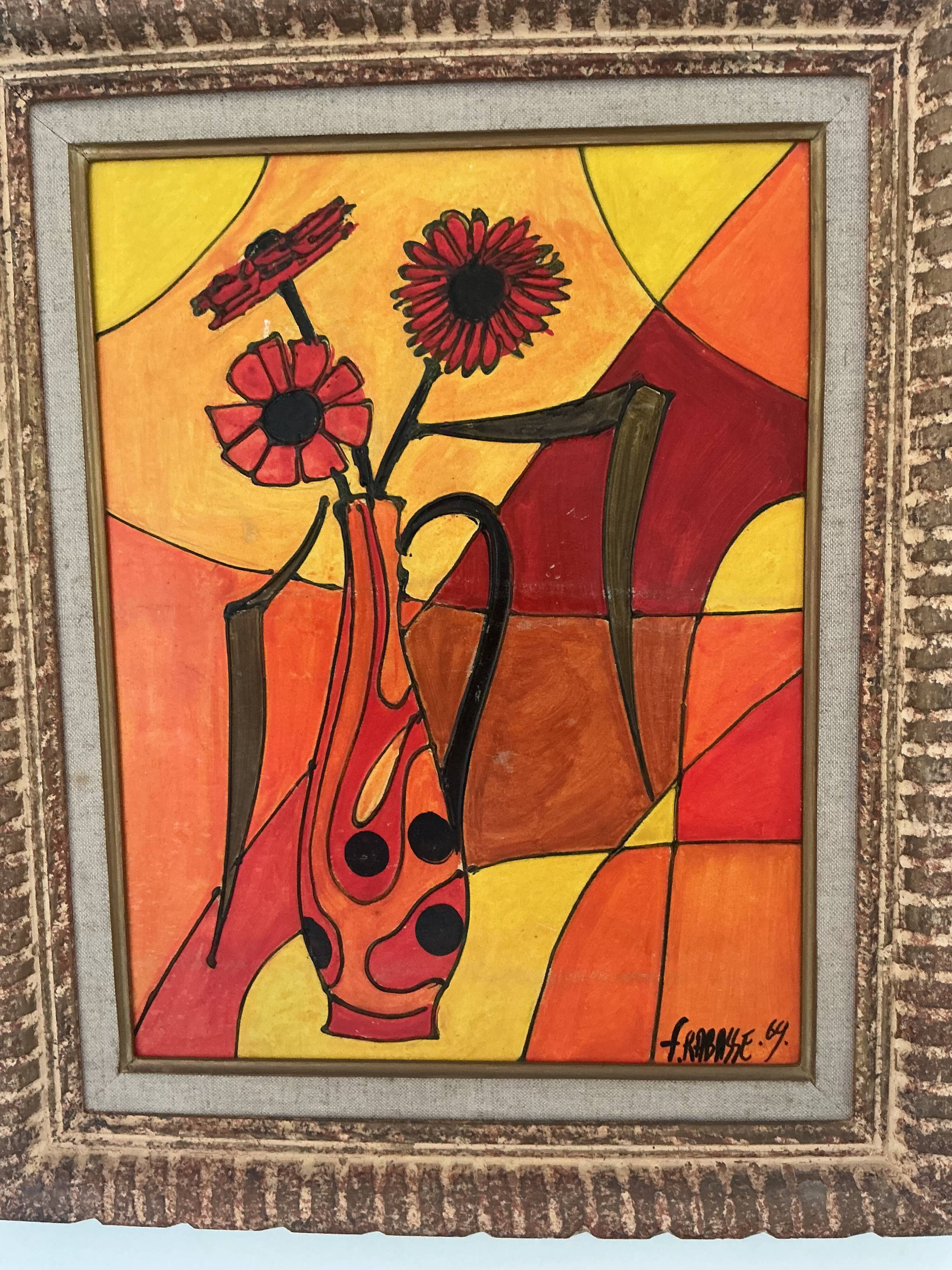 Painting - oil on canvas - François Rabasse 1969
