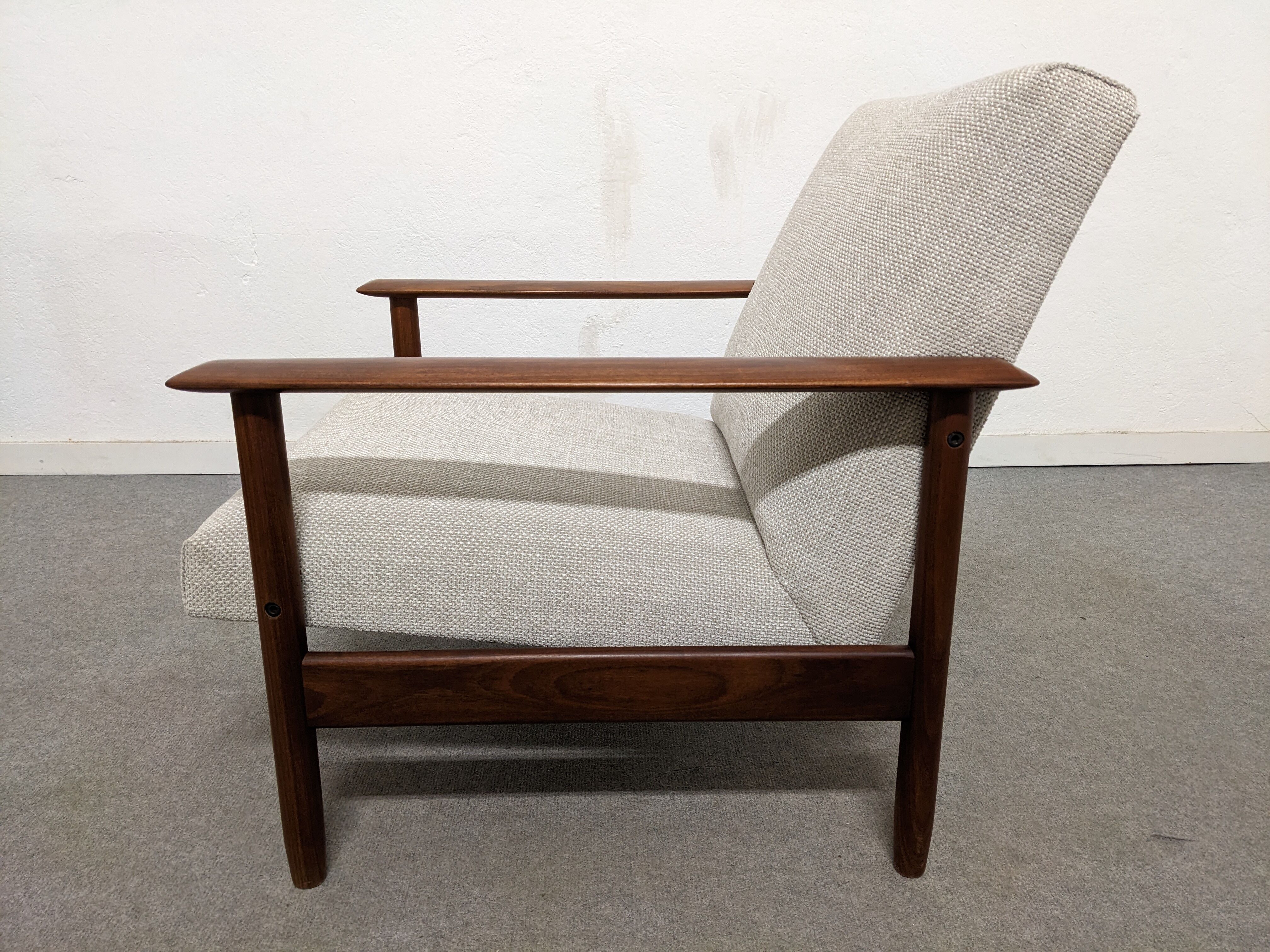 Pair of Danish teak armchairs from the 50s/60s