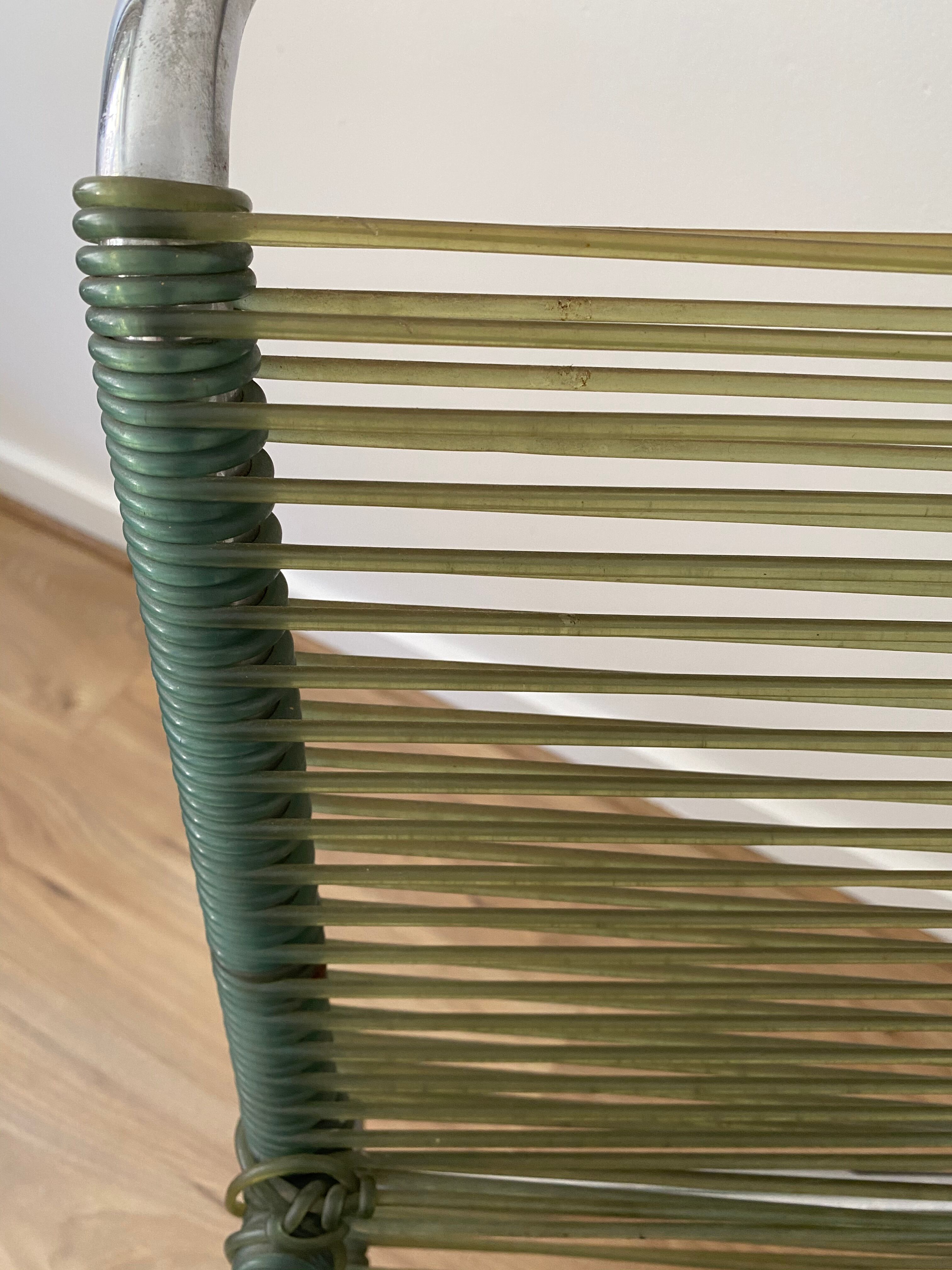 Vintage scoubidou armchair