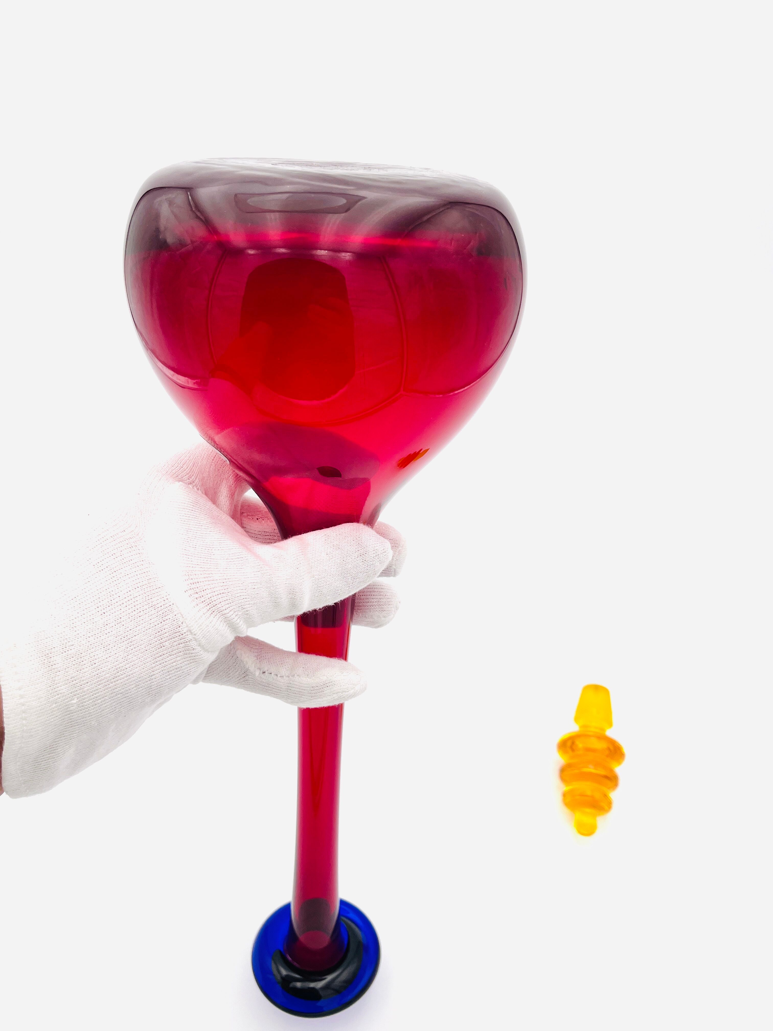 Sculptural Carafe XL Silesia Kaspar Design Memphis (45cm) 1970