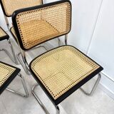 Lot de 4 chaises B32 noires