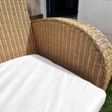 Banquette rotin / osier