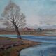 Tableau impressionniste scandinave, signé de 1922