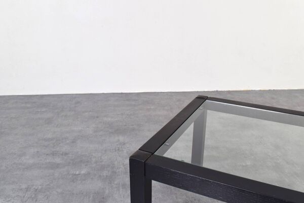 Chaises longues danoises des années 50 et table basse, années 70.