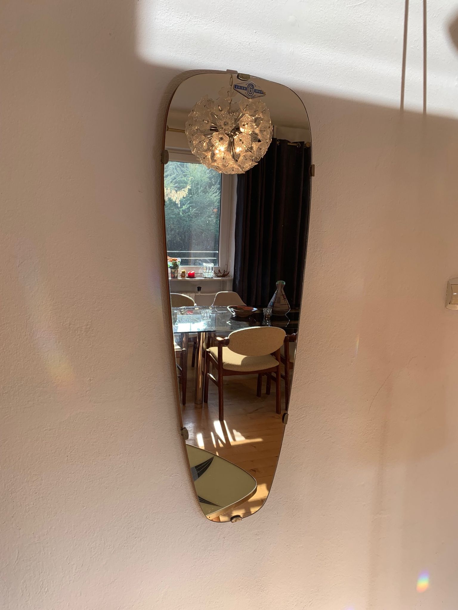 Miroir Union Spiegel, Allemagne, années 1960