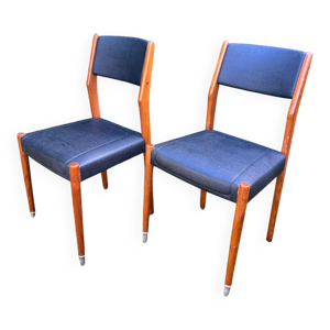 Chaises vintage en teck