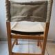 Safari chair by karin möbring. pine and canvas, 70s