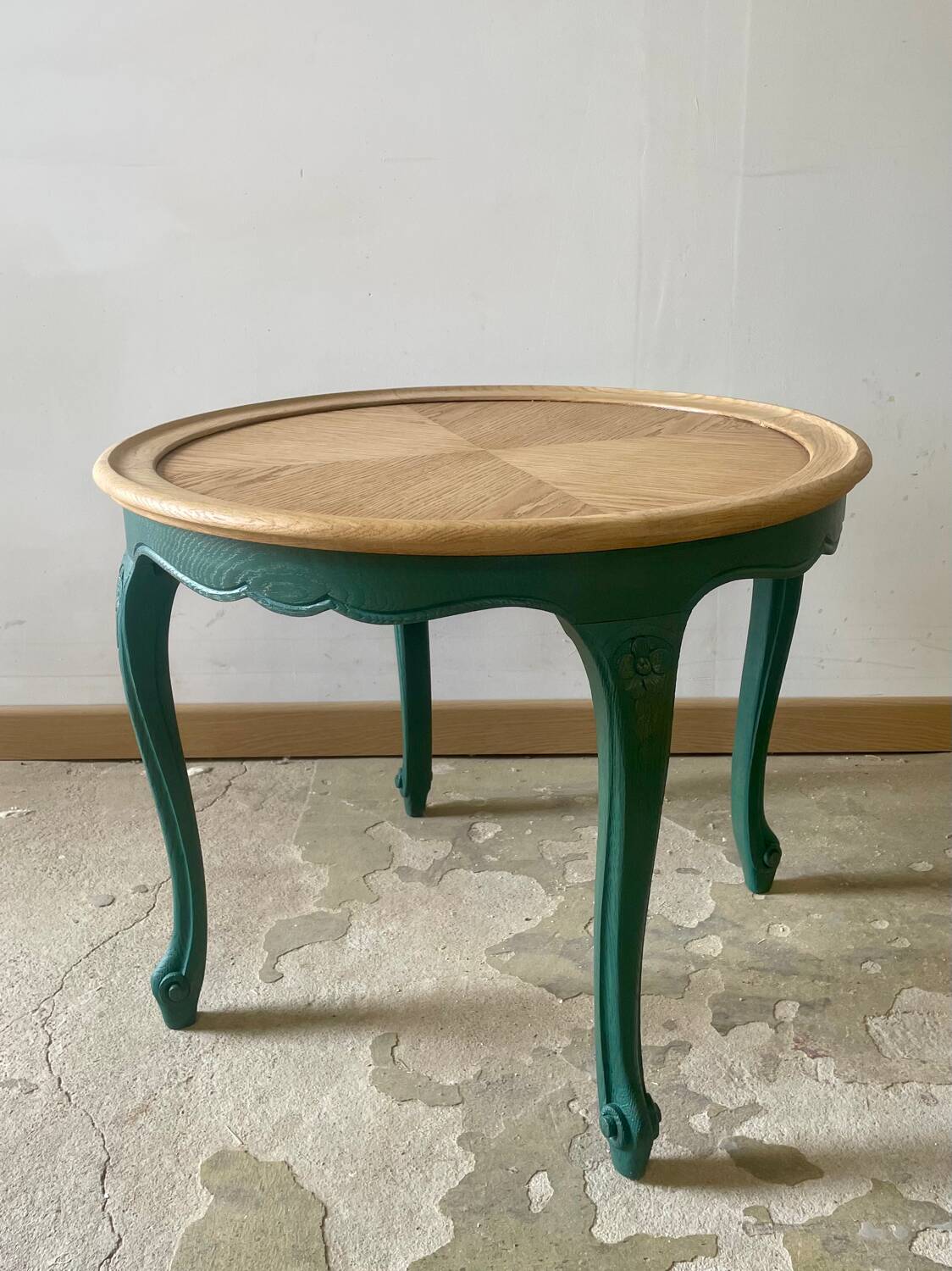 Coffee table, Louis XV style side table.