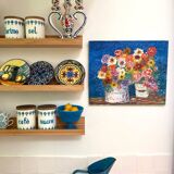 Vintage oil on canvas