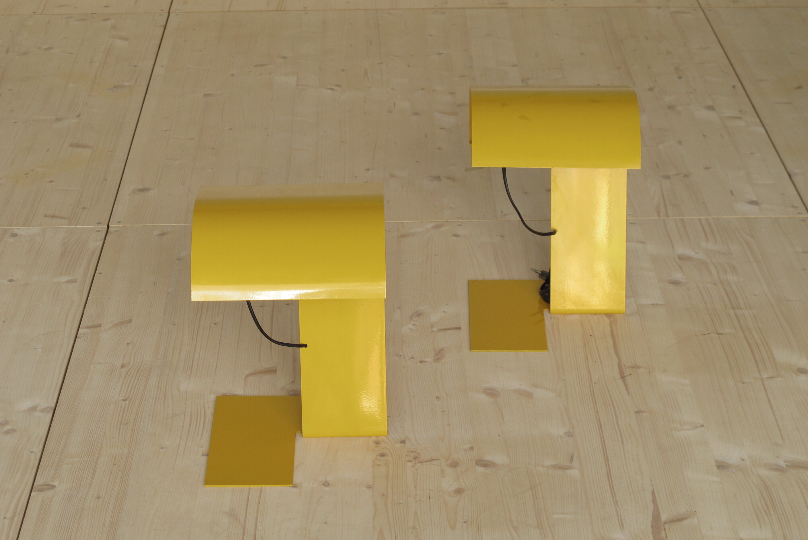 Pair of desk lamps "Blitz" Stilnovo Italy 1969
