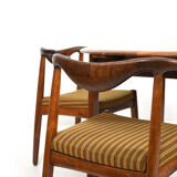 Rare Cowhorn Chairs / Table-Set by Svend Aage Madsen