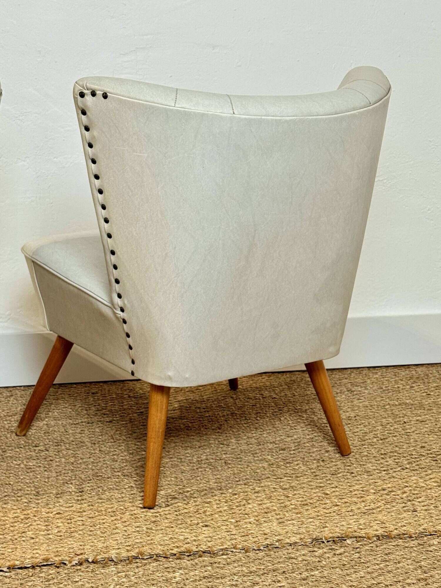 Pair of vintage cocktail armchairs