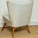 Pair of vintage cocktail armchairs