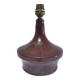 70s rust tone ceramic lamp base